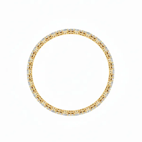 Majestic Classic Diamond Bangle - View 3