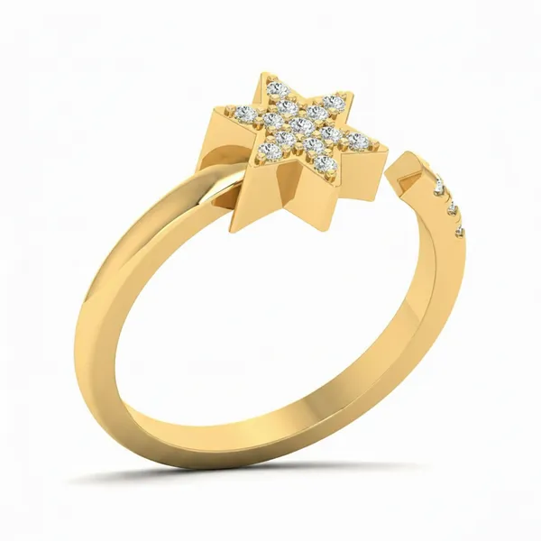 Glamorous Statement Diamond Ring - Laboratory-Grown Diamond Ladies Ring