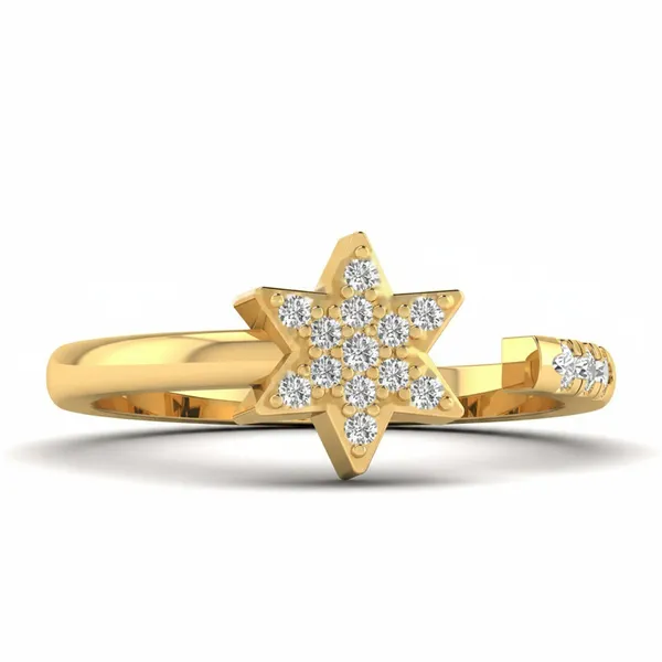 Glamorous Statement Diamond Ring - View 2