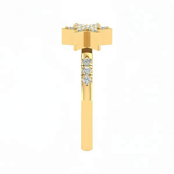Glamorous Statement Diamond Ring - View 4