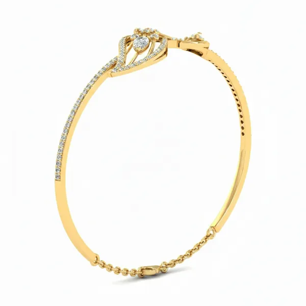 Ethereal Eternity Diamond Bangle - View 2