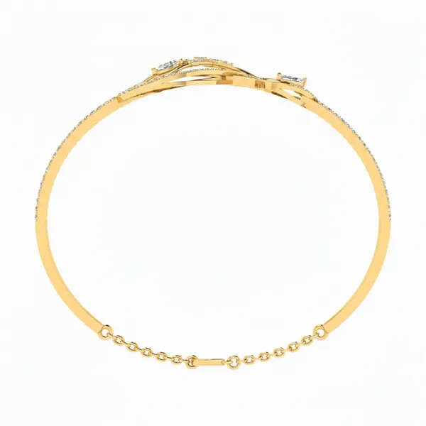 Ethereal Eternity Diamond Bangle - View 3