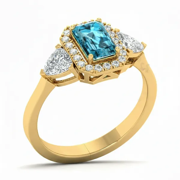 Enchanting Celtic Diamond Ring - Laboratory-Grown Diamond Ladies Ring