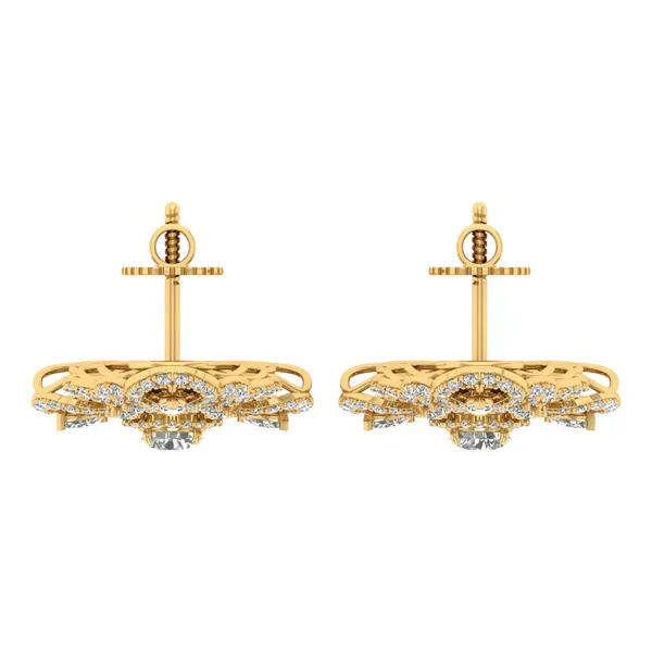 Gioia Branch Grand Cascade Earrings - View 4