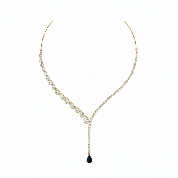 Classic Radiance Diamond Necklace - Laboratory-Grown Diamond Necklace