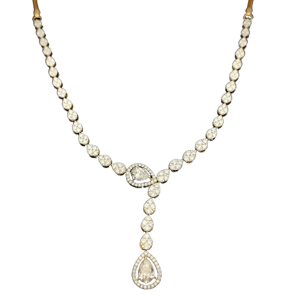 Charming Crest Diamond Necklace - Laboratory-Grown Diamond Necklace