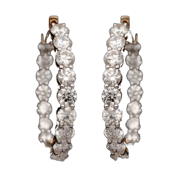 Timeless Solstice Diamond Bali Earrings MNEB1195