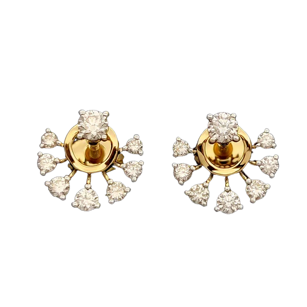 Serene Crest Diamond Earring & Mangalsutra Set MNEP1208