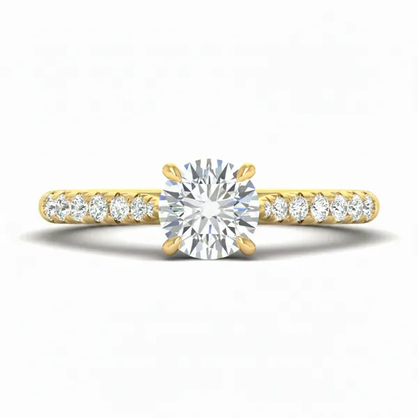 Captivating Three-Stone Diamond Ring - View 2