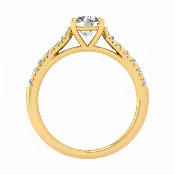 Captivating Three-Stone Diamond Ring - View 3