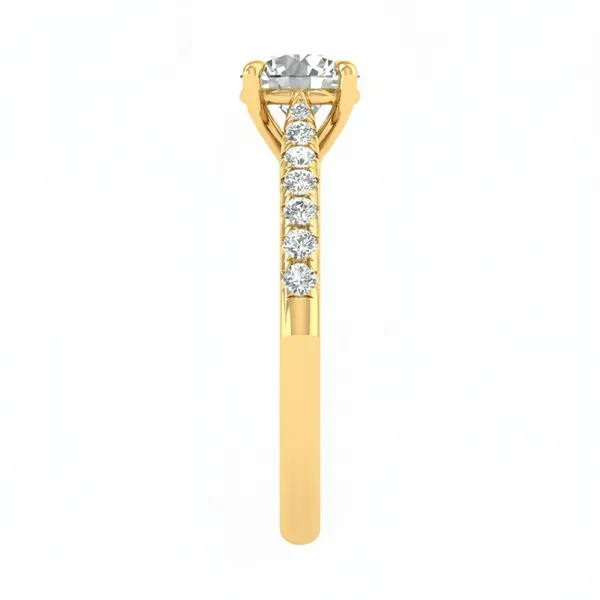 Captivating Three-Stone Diamond Ring - View 4