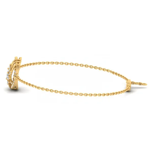 Stunning Chain Diamond Bracelet - View 2