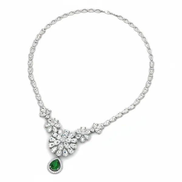 Gleaming Layered Diamond Necklace - View 3