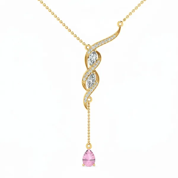 Gleaming Graduated Diamond Necklace - View 4
