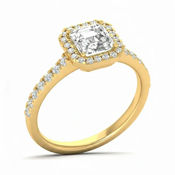 Sculptural Infinity Diamond Ring - Laboratory-Grown Diamond Ladies Ring