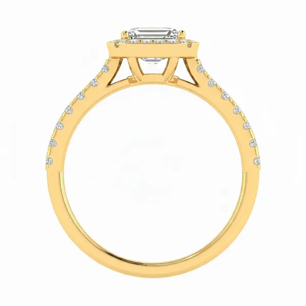 Sculptural Infinity Diamond Ring - View 3