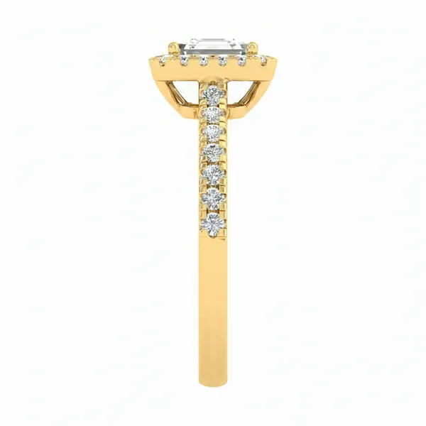 Sculptural Infinity Diamond Ring - View 4