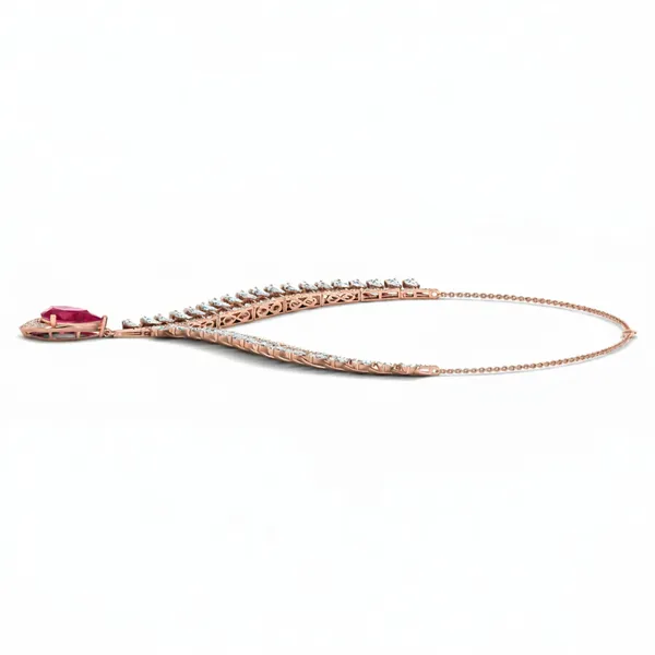 Statuesque Accent Diamond Necklace - View 2