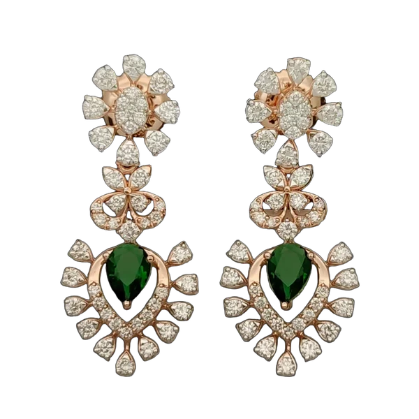Serene Cascade Diamond Earrings MNER1392