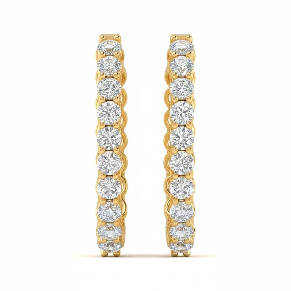 The Lumiere Lantern Pendant Earrings - Laboratory-Grown Diamond Earrings