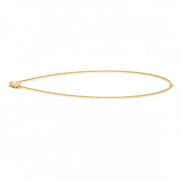Statuesque Geometric Diamond Necklace - View 2