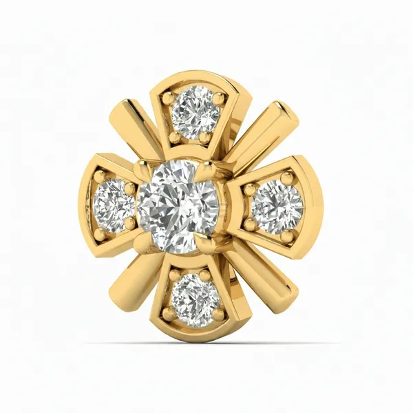 Alluring Heritage Diamond Nosepin - View 2