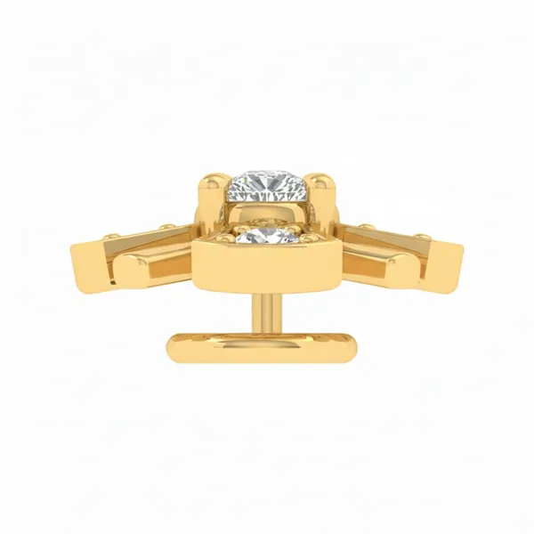 Alluring Heritage Diamond Nosepin - View 3