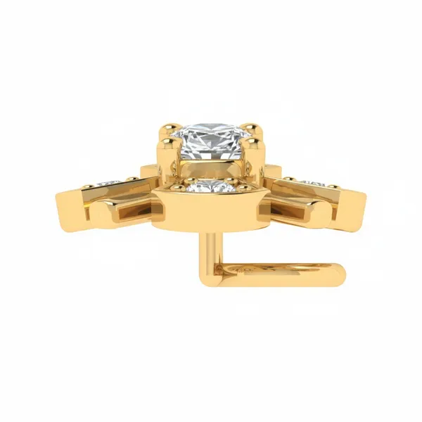 Alluring Heritage Diamond Nosepin - View 4