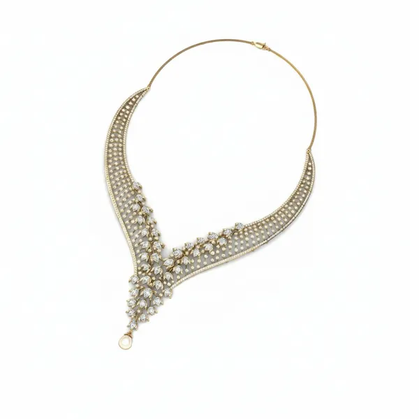 Radiance Fringe Diamond Necklace - View 3