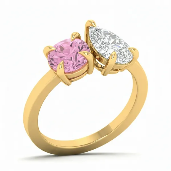 Charming Aurora Diamond Ring - Laboratory-Grown Diamond Ladies Ring