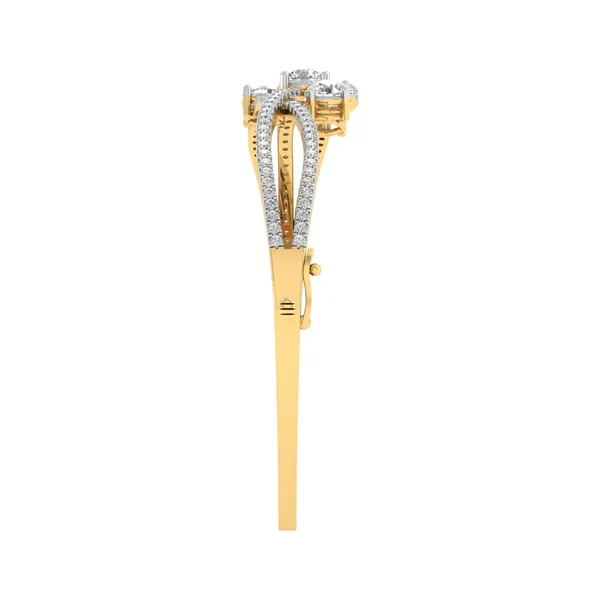 Captivating Sparkle Diamond Bangle - View 4