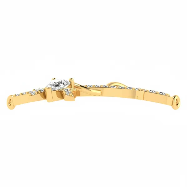 Regal Cross Diamond Pendant - View 4