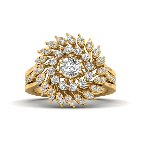 Brilliant Twist Diamond Ring - View 2