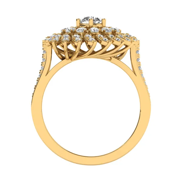 Brilliant Twist Diamond Ring - View 3