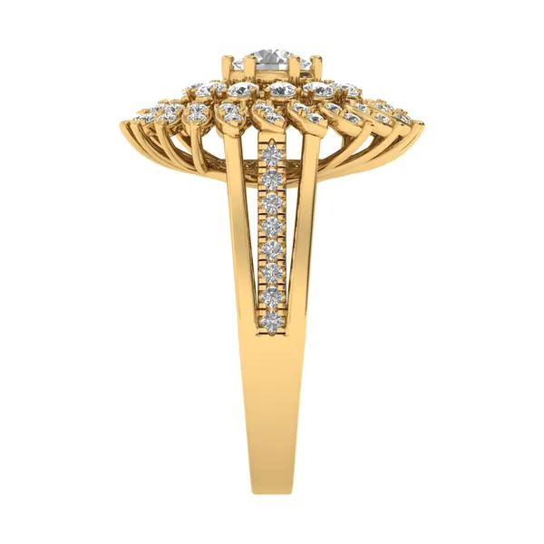 Brilliant Twist Diamond Ring - View 4