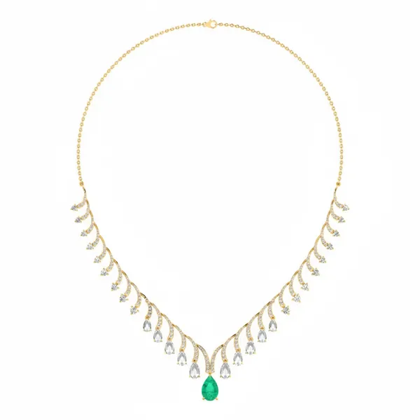 Striking Heritage Diamond Necklace - Laboratory-Grown Diamond Necklace