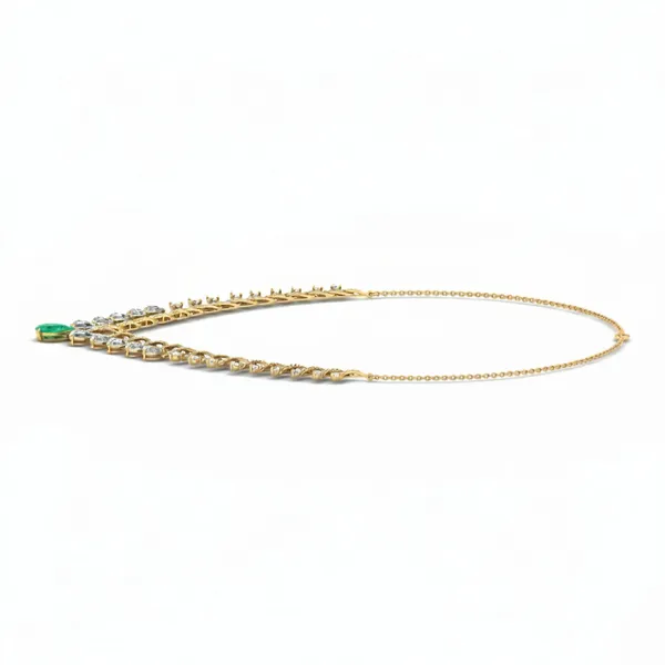 Striking Heritage Diamond Necklace - View 2