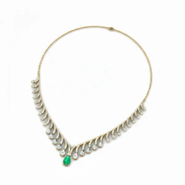 Striking Heritage Diamond Necklace - View 3
