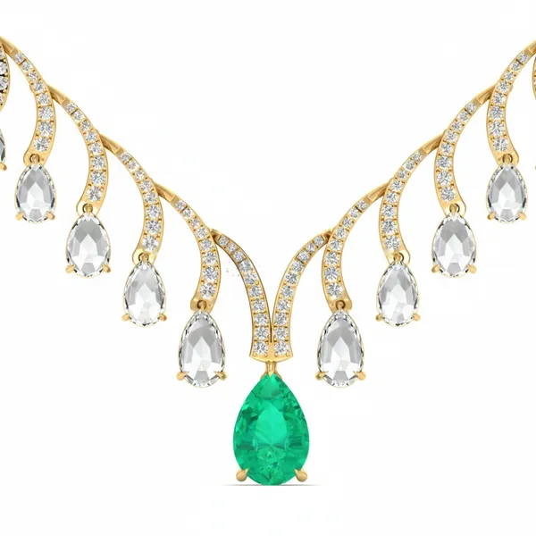Striking Heritage Diamond Necklace - View 4