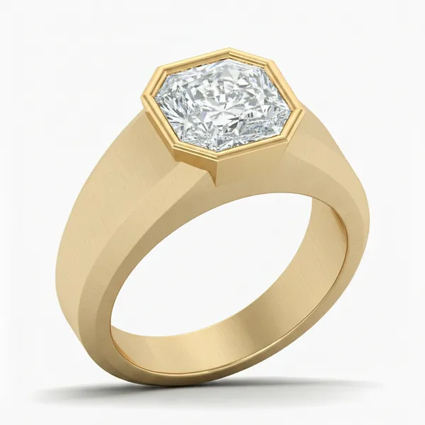 Regal Modern Diamond Ring - Laboratory-Grown Diamond Ladies Ring