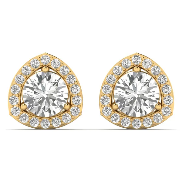 Halcyon Linear Drop Earrings - Laboratory-Grown Diamond Earrings