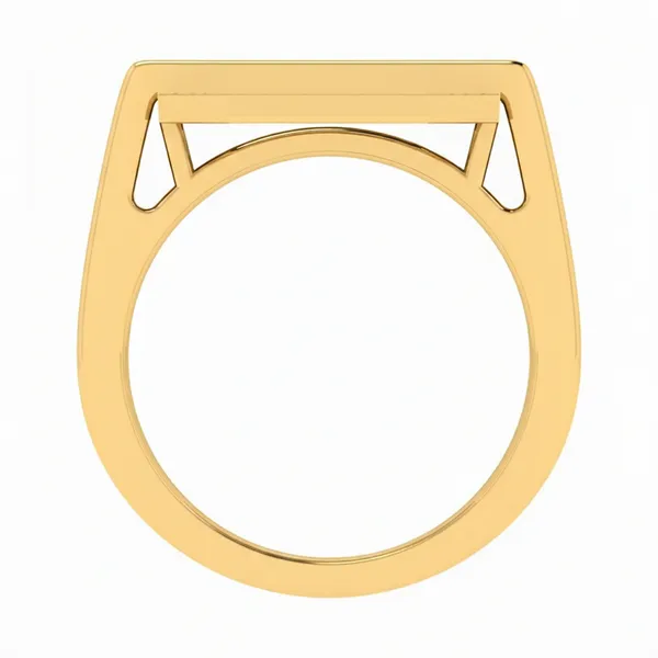 Gleaming Crown Diamond Ring - View 3