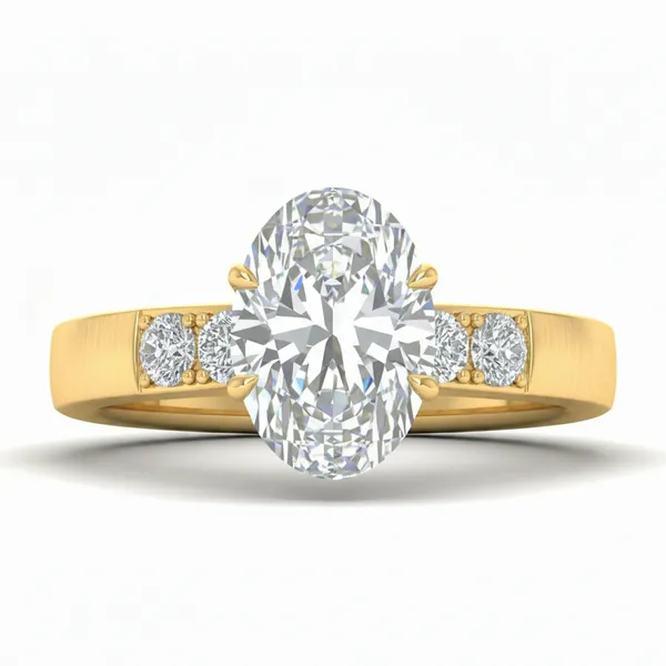 Brilliant Channel Diamond Ring - View 2