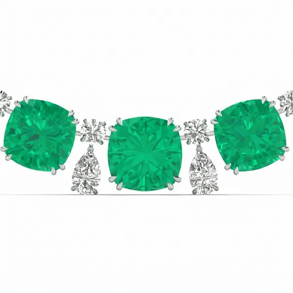 Golden Brilliance Diamond Necklace - View 4