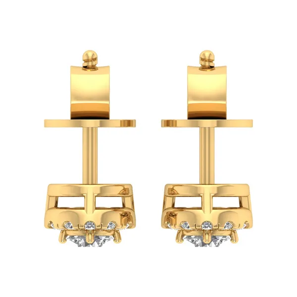 The Arista Crown Constellation Earrings - View 4