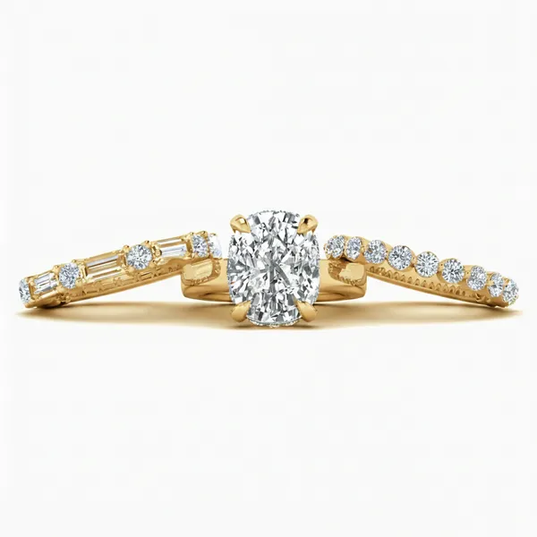 Stately Band Diamond Ring - View 2