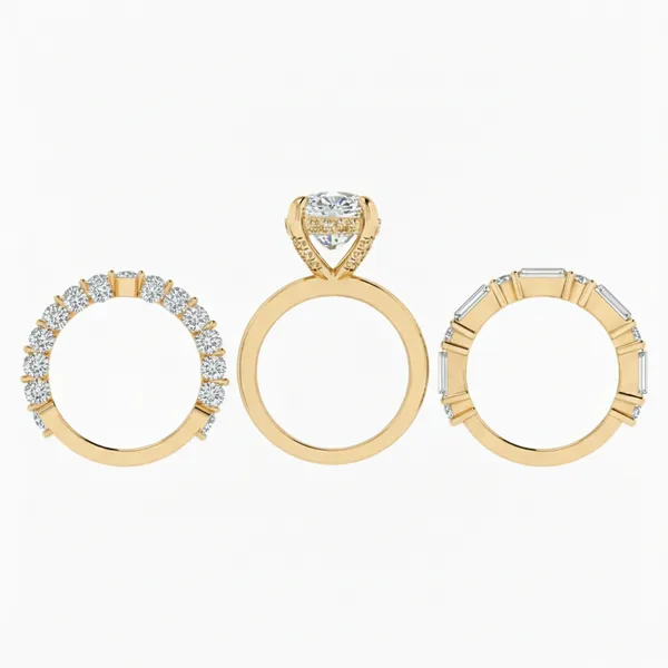 Stately Band Diamond Ring - View 3