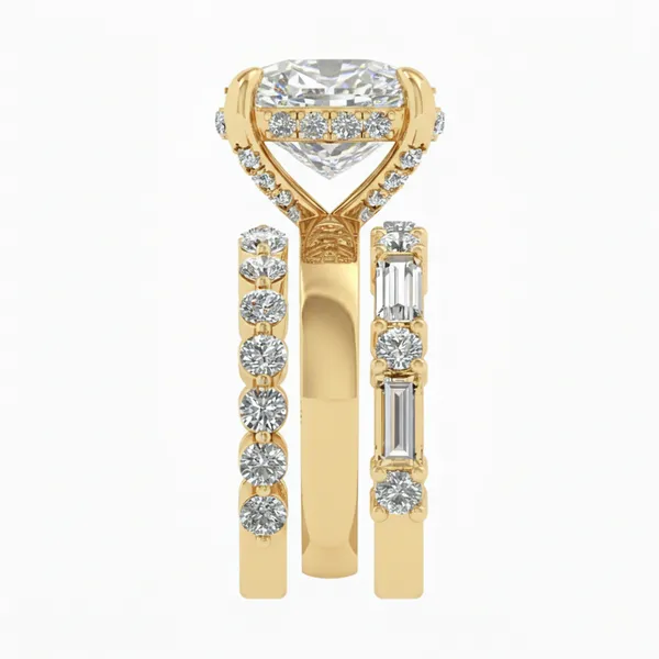 Stately Band Diamond Ring - View 4