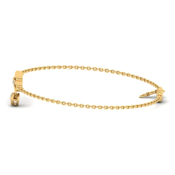 Gleaming Woven Diamond Bracelet - View 2