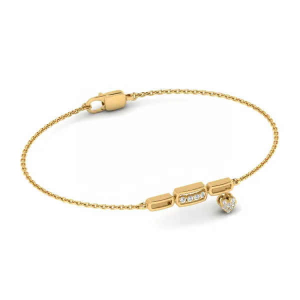 Gleaming Woven Diamond Bracelet - View 4